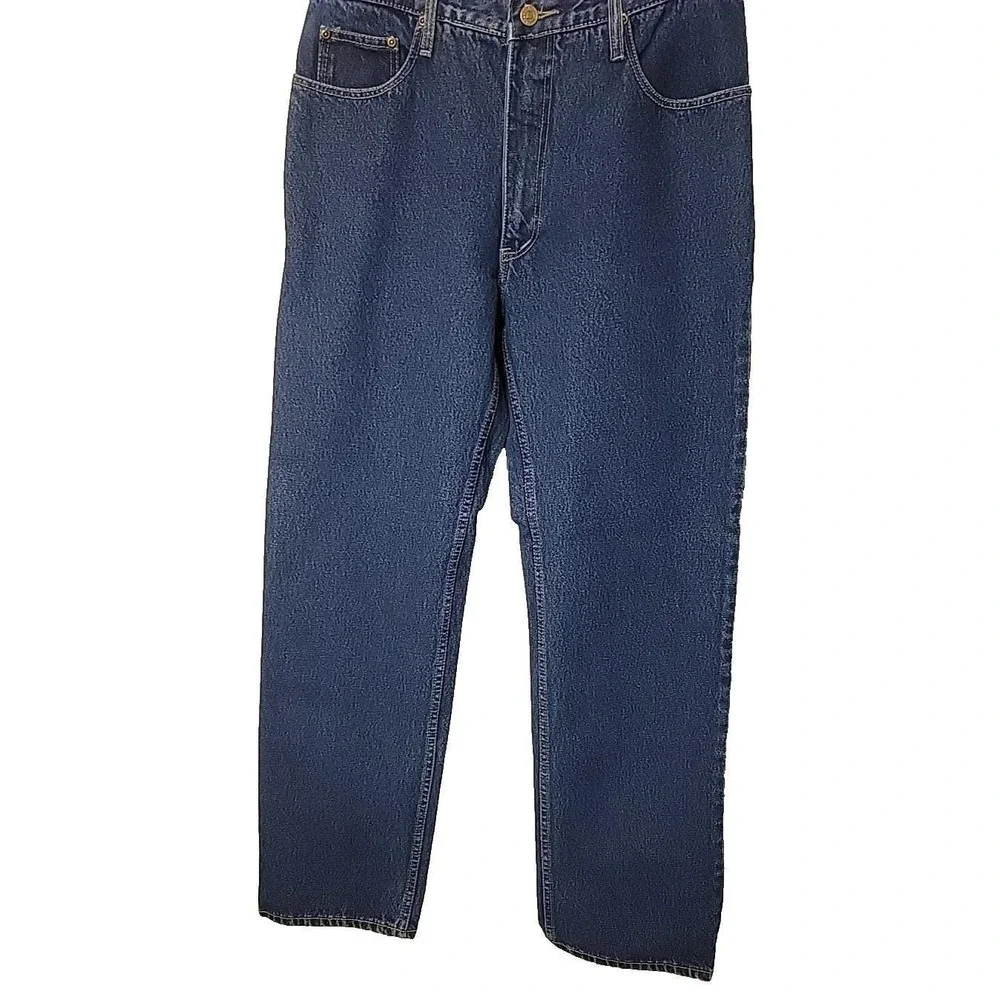 Benzene Sports Jeans Mens 34 Blue Denim Addicted To Speed NWT Vintage Y2K
